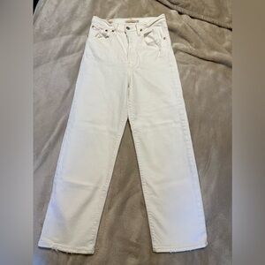 Levis ribcage straight ankle